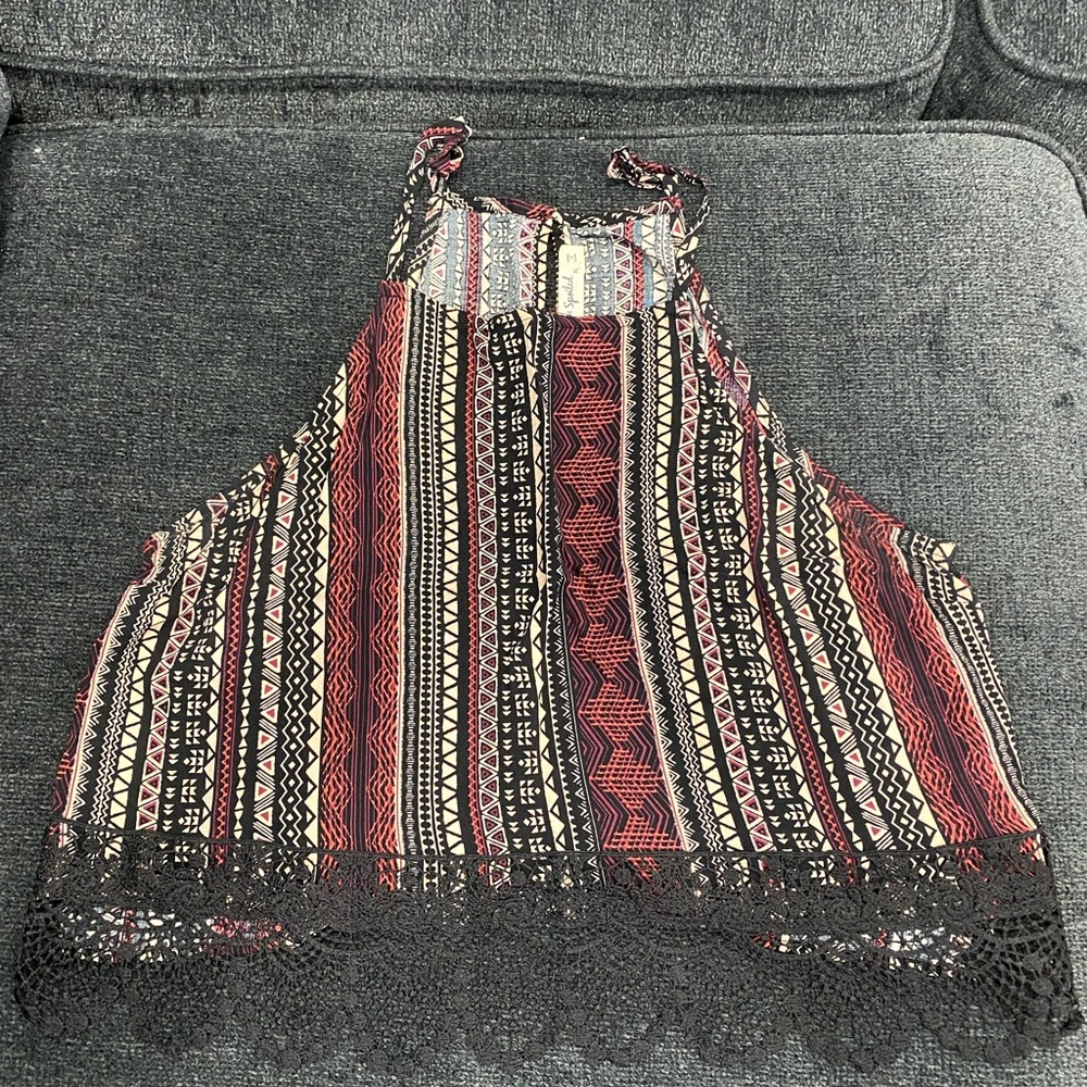 Junior’s Live To Be Spoiled Crop Top; Black & Red; Size XL; LIKE NEW WORN ONCE